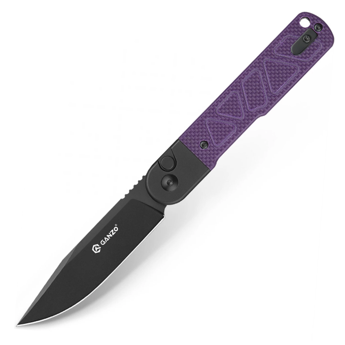 Нож GANZO G767PT-PL фиолетовый
